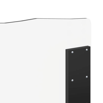 vidaXL Headboard Black Oak Engineered wood