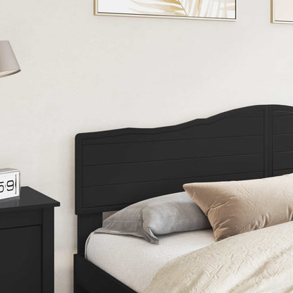 vidaXL Headboard Black Oak Engineered wood