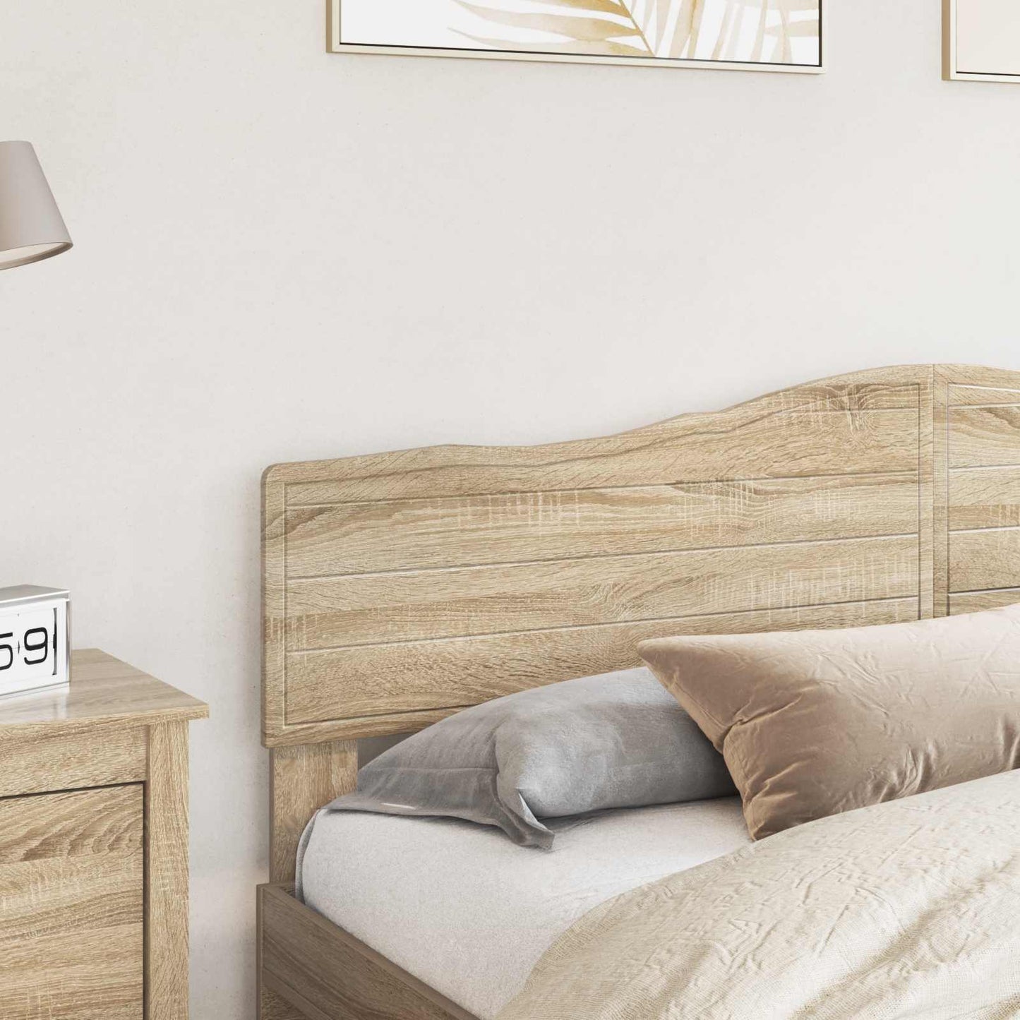 vidaXL Headboard Sonoma Oak Engineered wood
