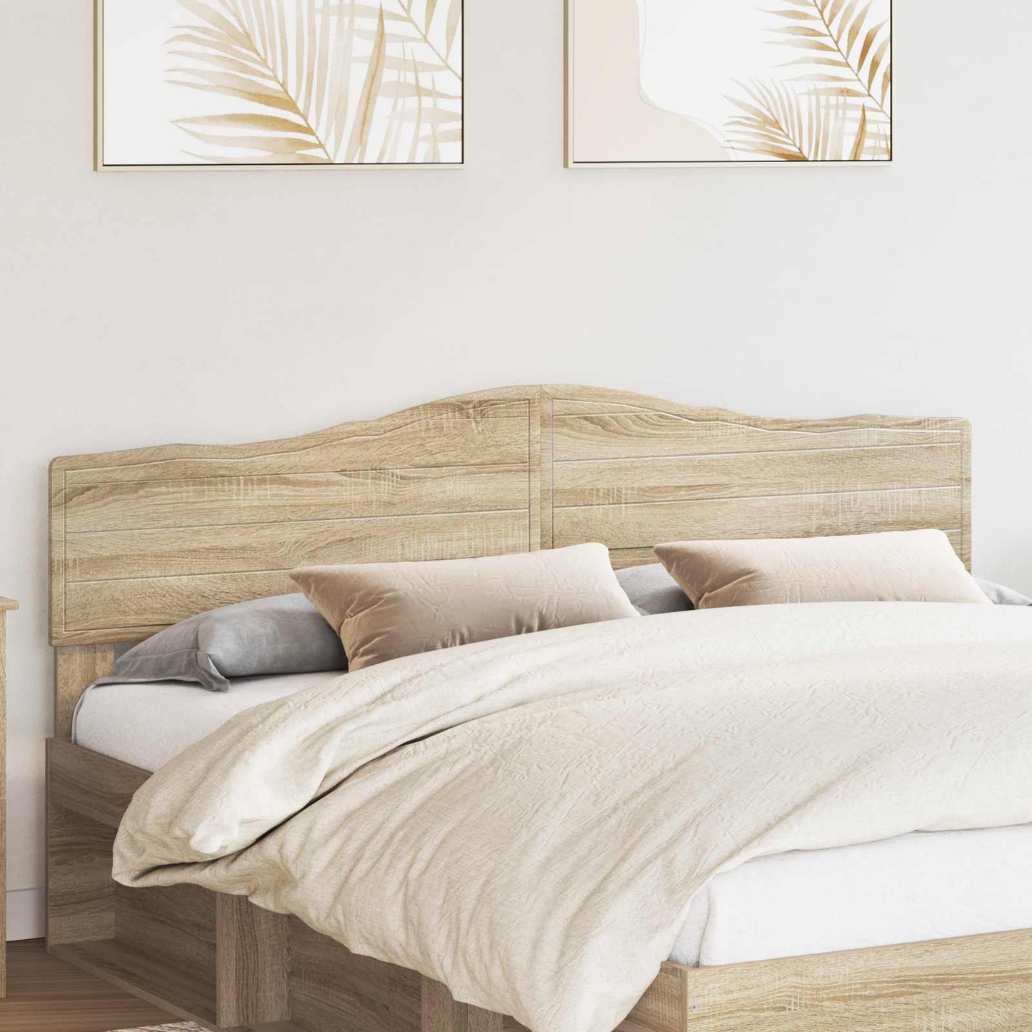 vidaXL Headboard Sonoma Oak Engineered wood