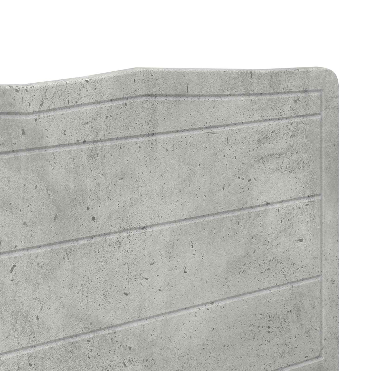 vidaXL Headboard Concrete Grey Engineered wood