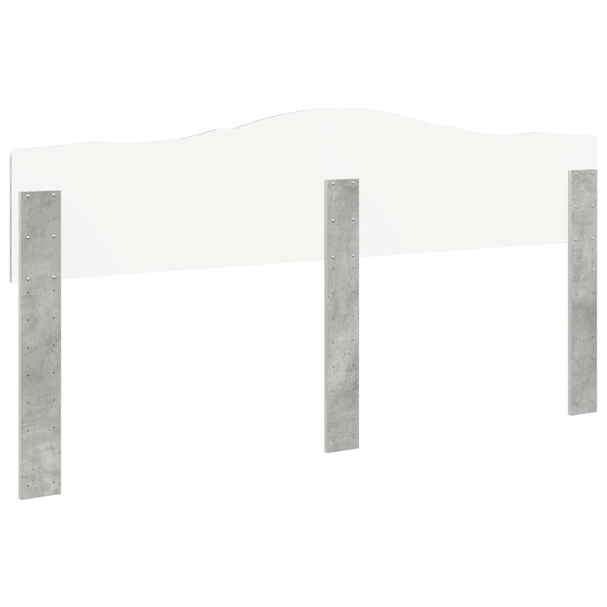 vidaXL Headboard Concrete Grey Engineered wood
