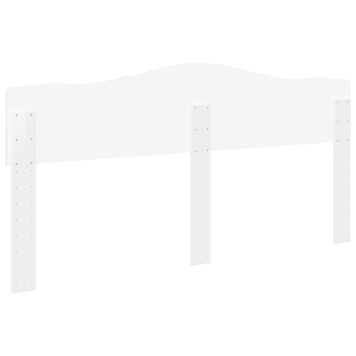 vidaXL Headboard Gloss White Engineered wood
