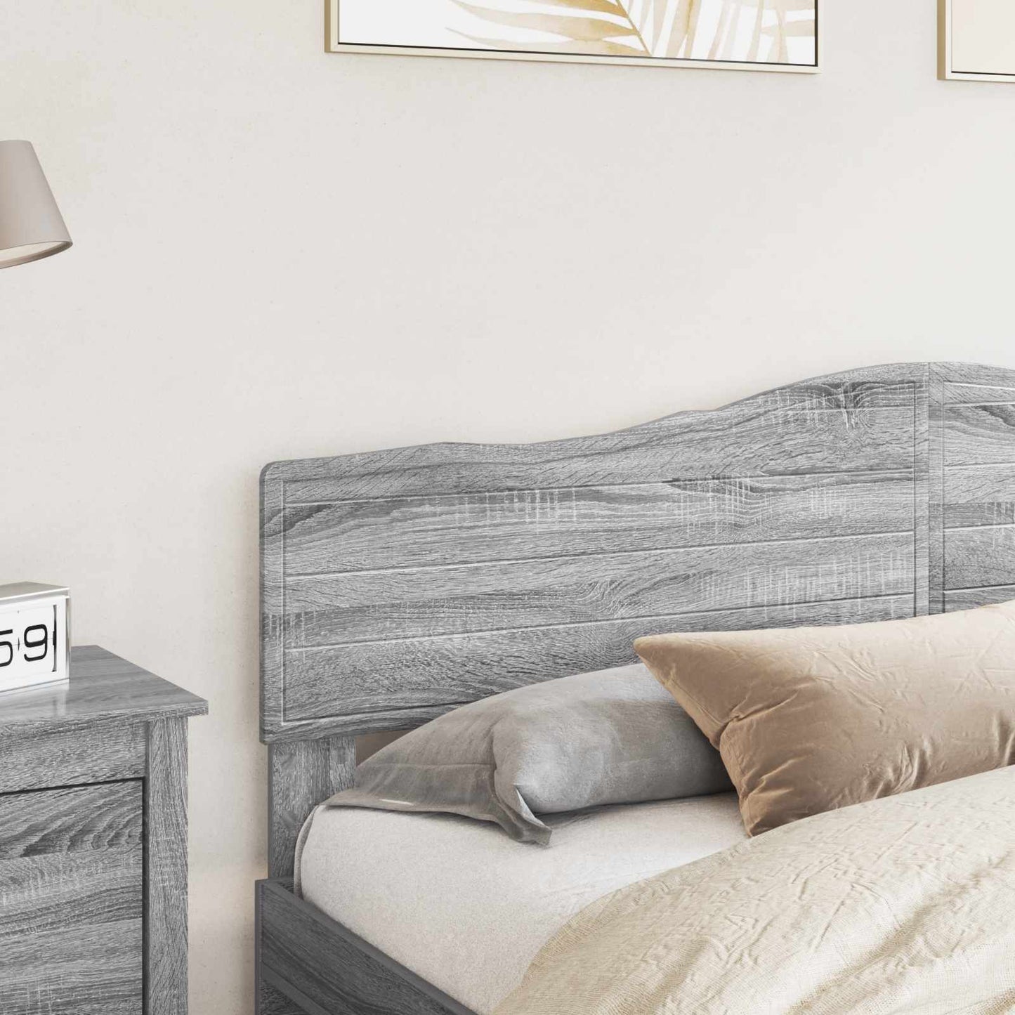 vidaXL Headboard Grey Sonoma Engineered wood