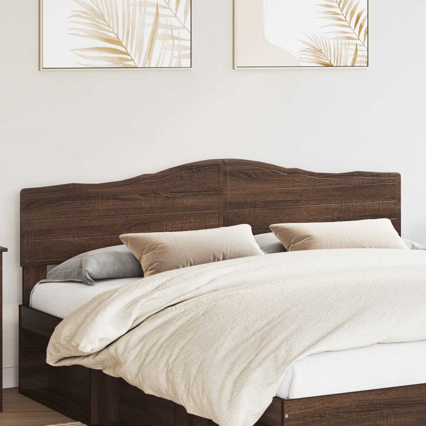 vidaXL Headboard Brown Oak Engineered wood