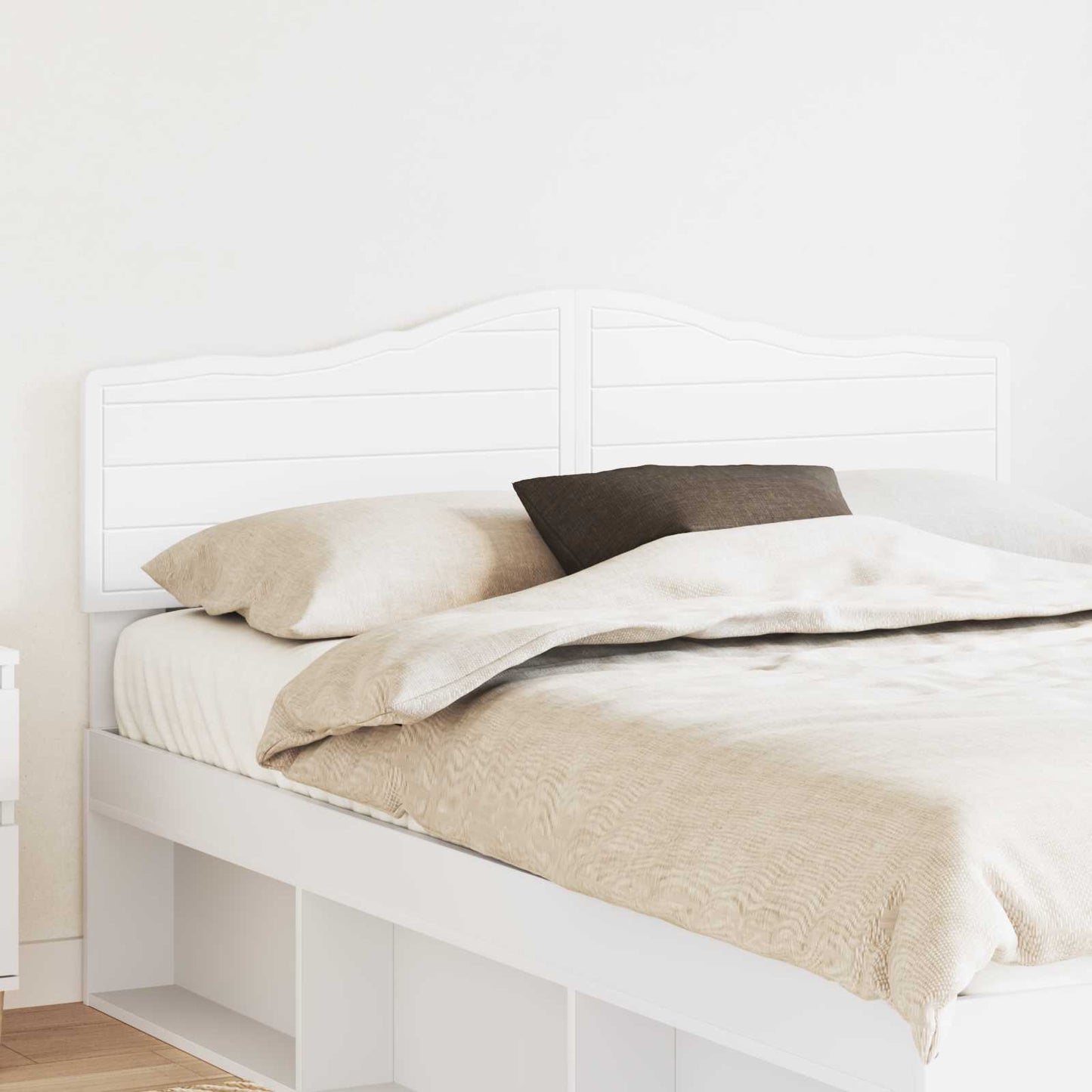 vidaXL Headboard White Engineered wood