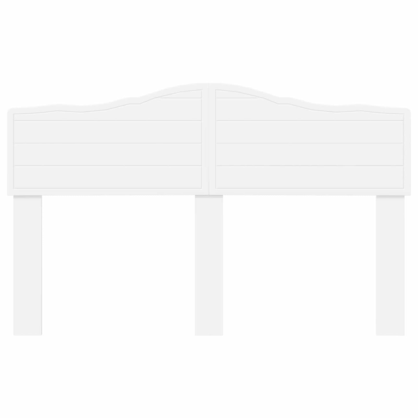 vidaXL Headboard White Engineered wood