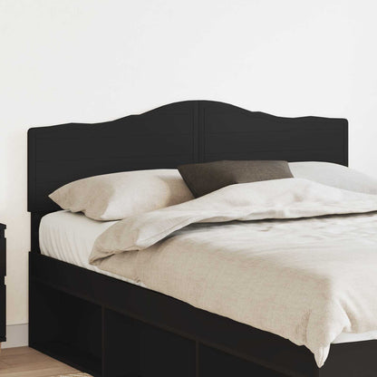 vidaXL Headboard Black Oak Engineered wood