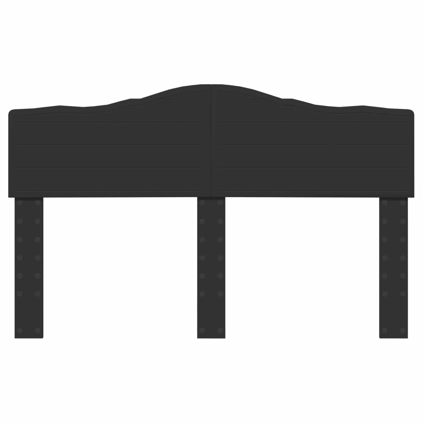 vidaXL Headboard Black Oak Engineered wood