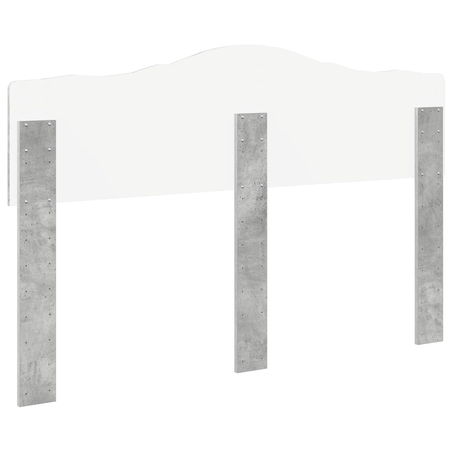 vidaXL Headboard Concrete Grey Engineered wood