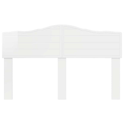 vidaXL Headboard Gloss White Engineered wood
