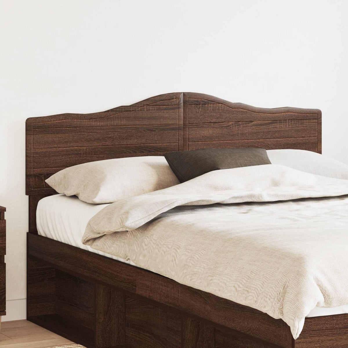 vidaXL Headboard Brown Oak Engineered wood