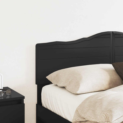 vidaXL Headboard Black Oak Engineered wood