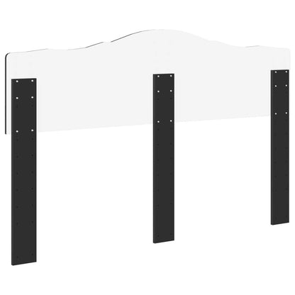 vidaXL Headboard Black Oak Engineered wood
