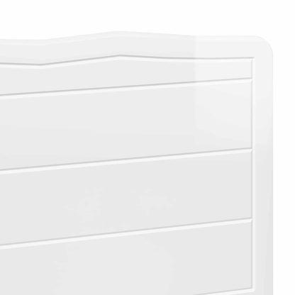 vidaXL Headboard Gloss White Engineered wood