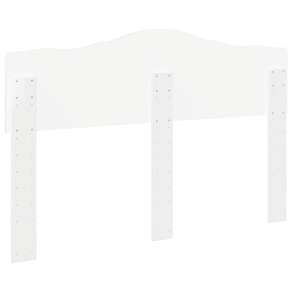 vidaXL Headboard Gloss White Engineered wood