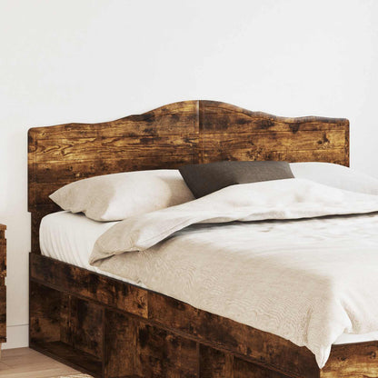 vidaXL Headboard Smoked Oak Engineered wood