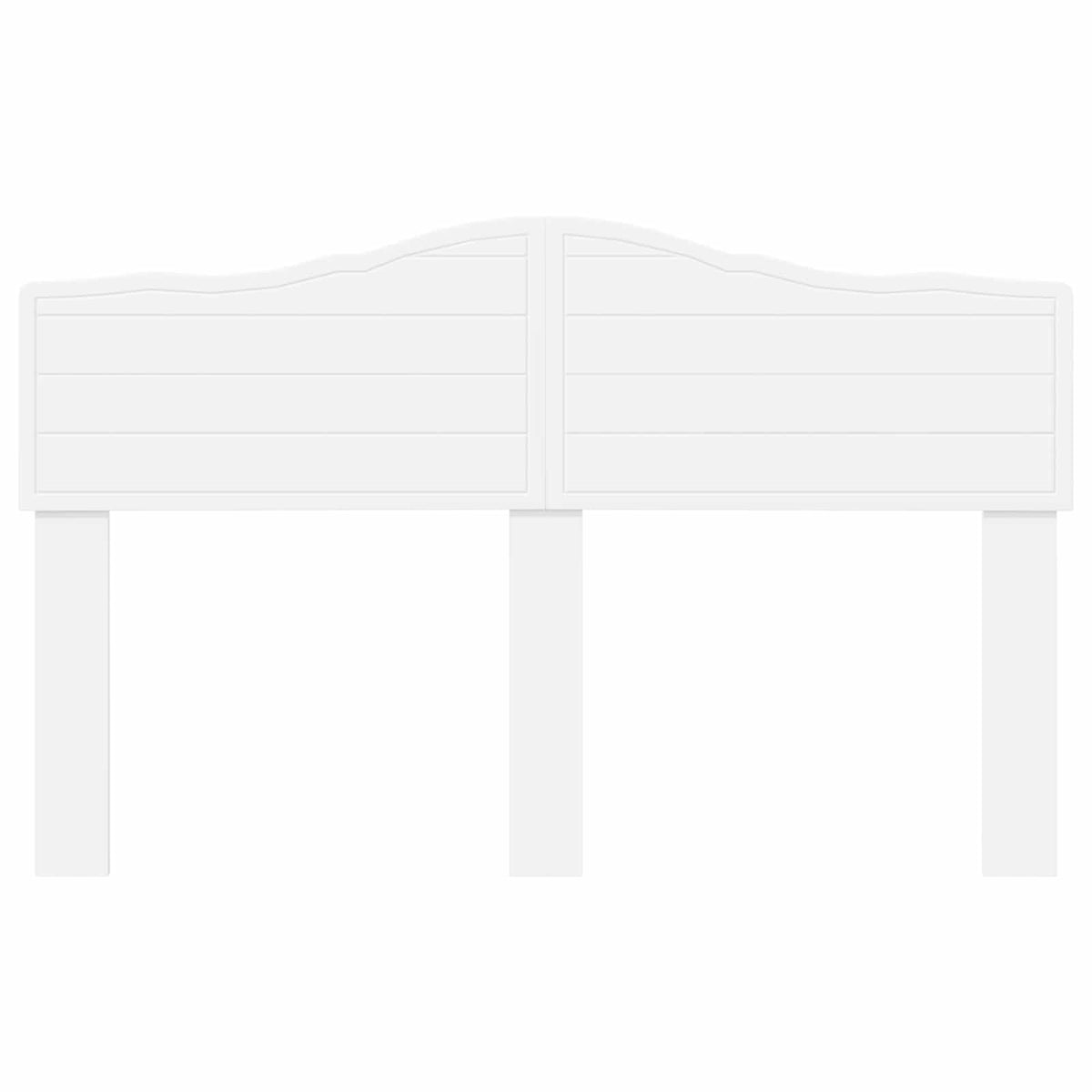vidaXL Headboard White Engineered wood