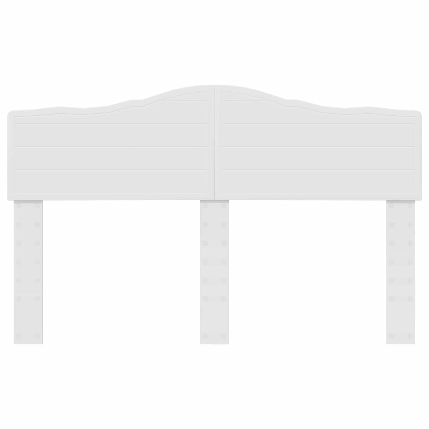 vidaXL Headboard White Engineered wood