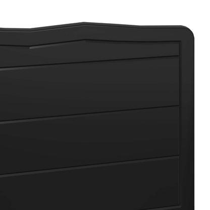 vidaXL Headboard Black Oak Engineered wood