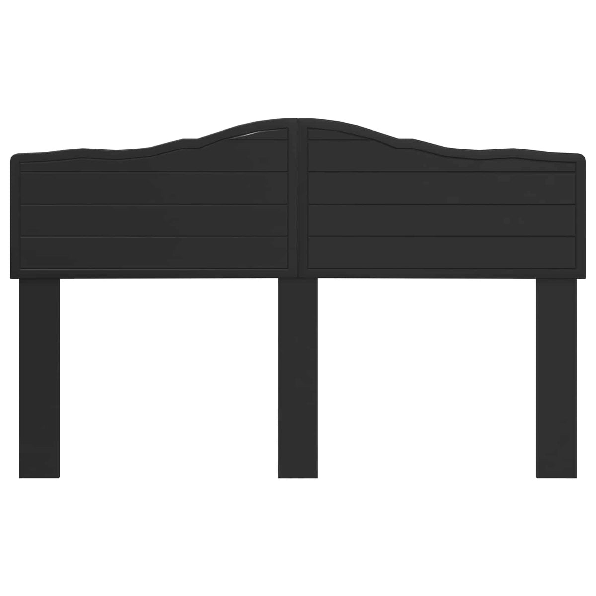 vidaXL Headboard Black Oak Engineered wood
