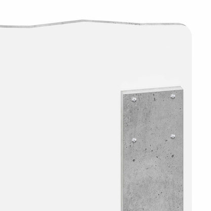 vidaXL Headboard Concrete Grey Engineered wood
