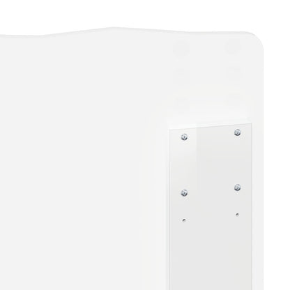 vidaXL Headboard Gloss White Engineered wood