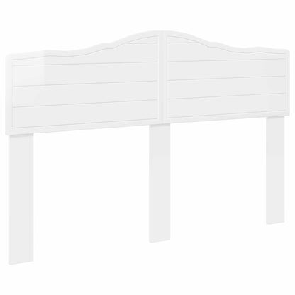 vidaXL Headboard Gloss White Engineered wood