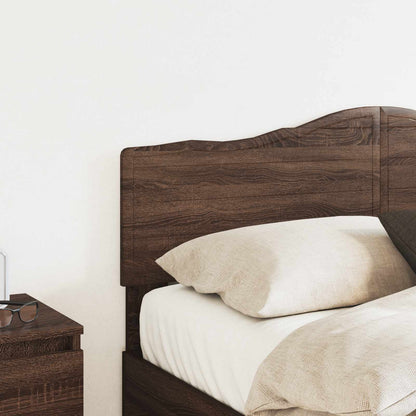 vidaXL Headboard Brown Oak Engineered wood