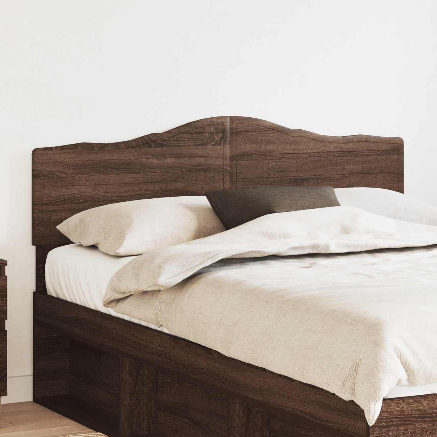 vidaXL Headboard Brown Oak Engineered wood