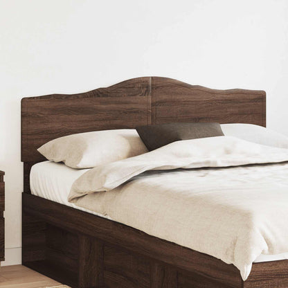 vidaXL Headboard Brown Oak Engineered wood