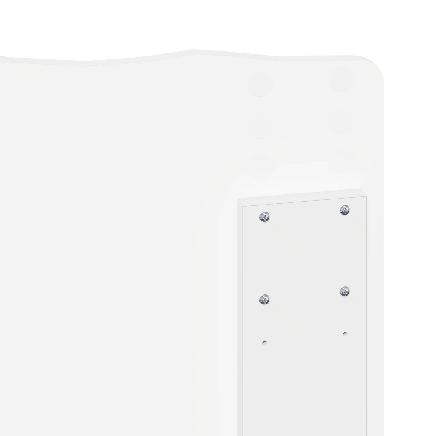 vidaXL Headboard White Engineered wood