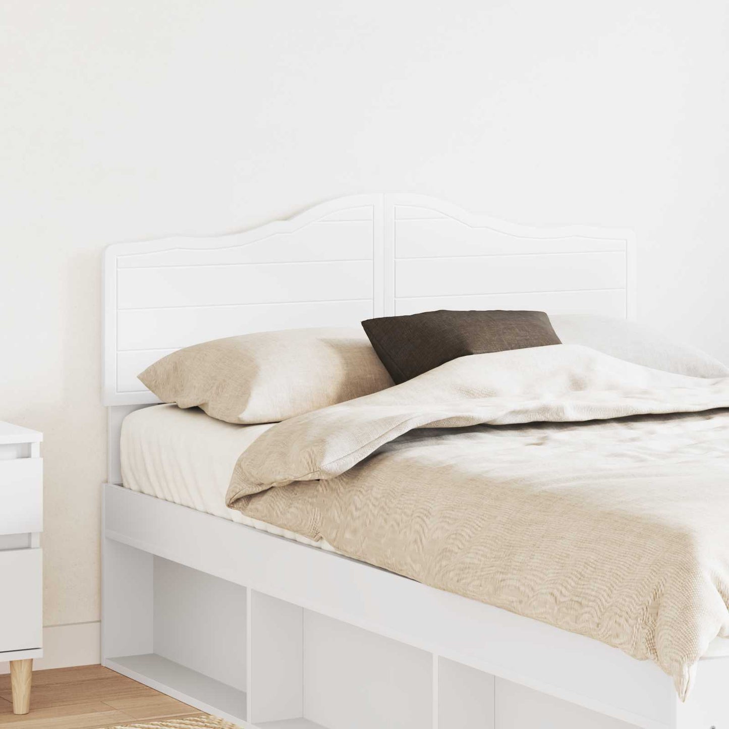 vidaXL Headboard White Engineered wood