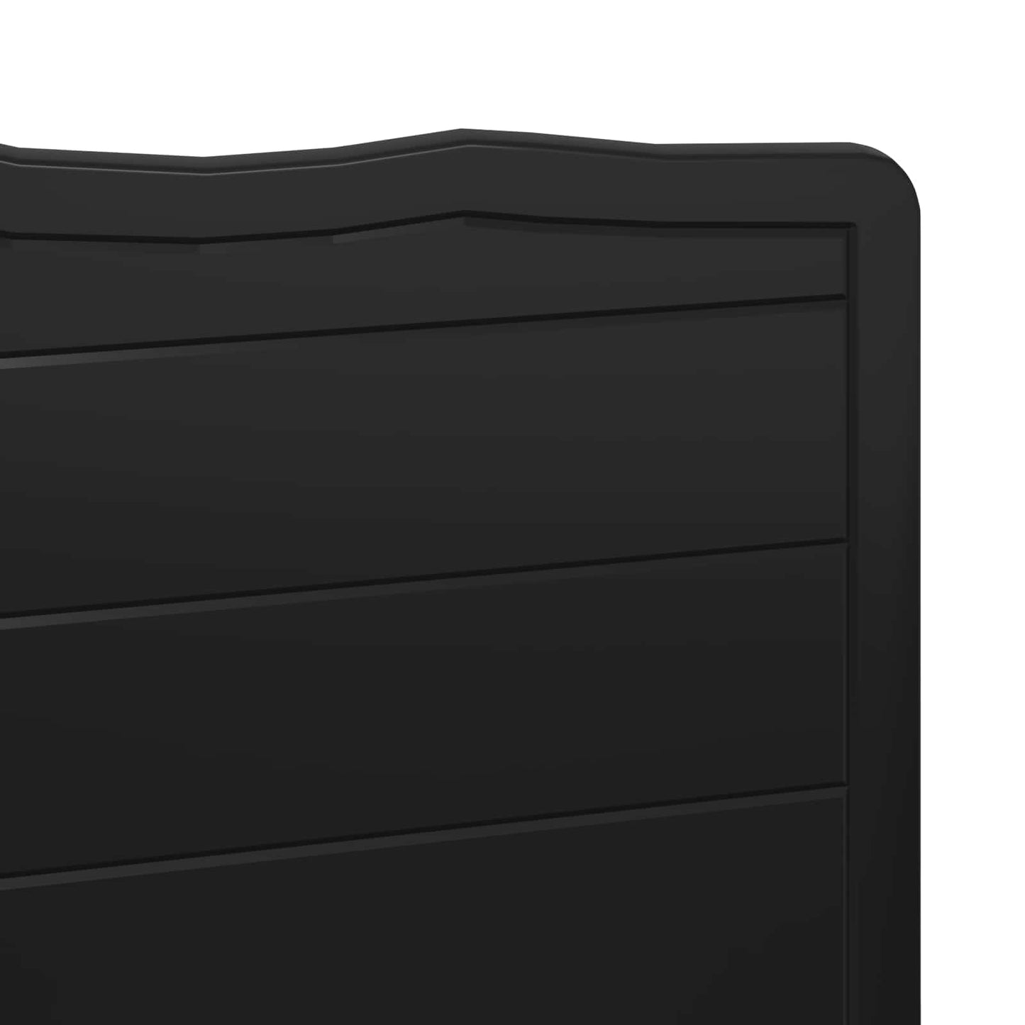 vidaXL Headboard Black Oak Engineered wood