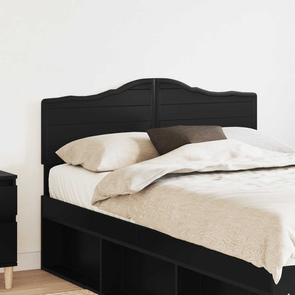 vidaXL Headboard Black Oak Engineered wood