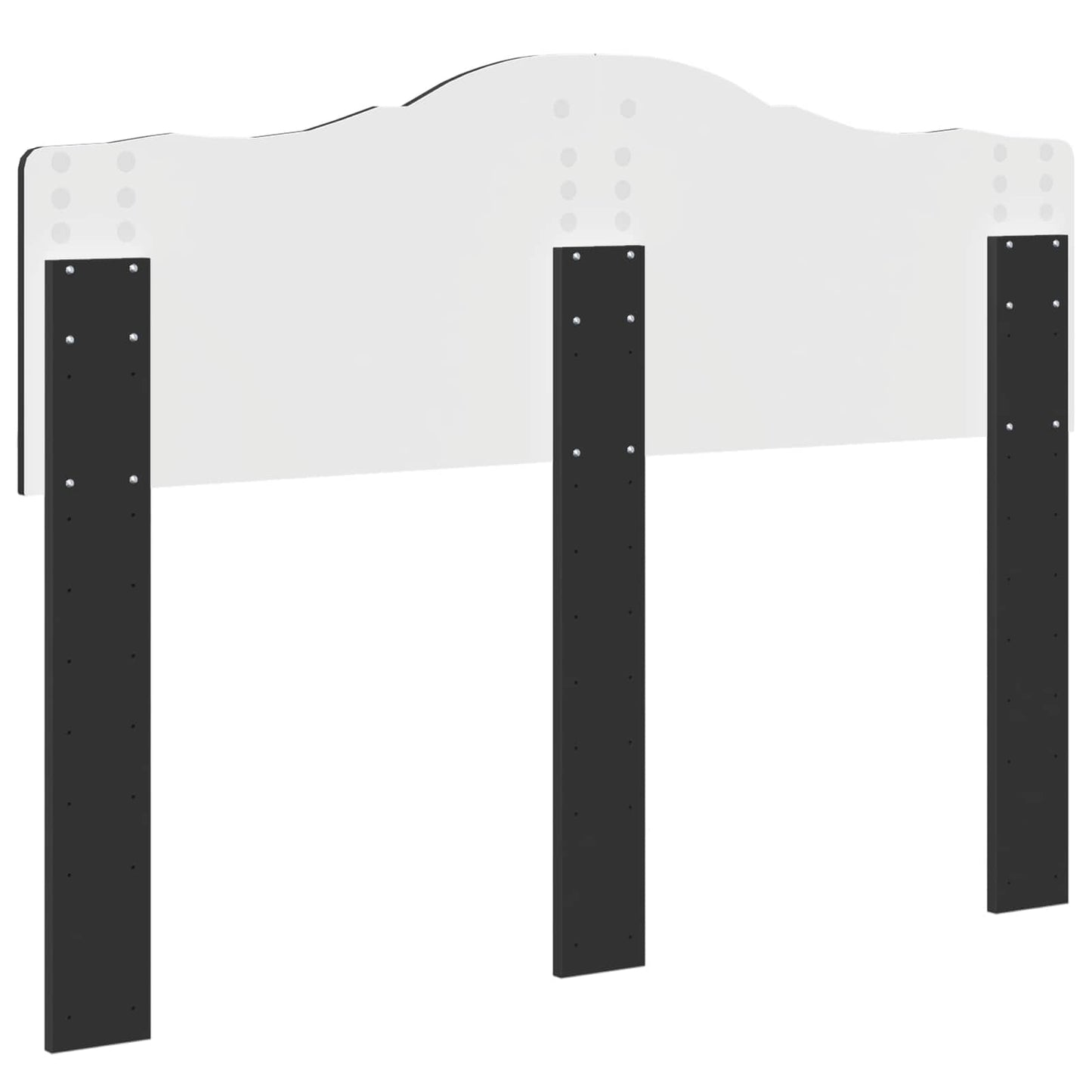vidaXL Headboard Black Oak Engineered wood