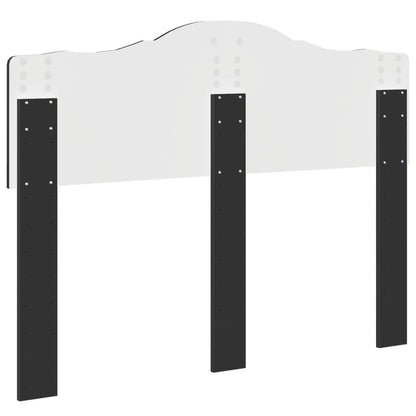 vidaXL Headboard Black Oak Engineered wood