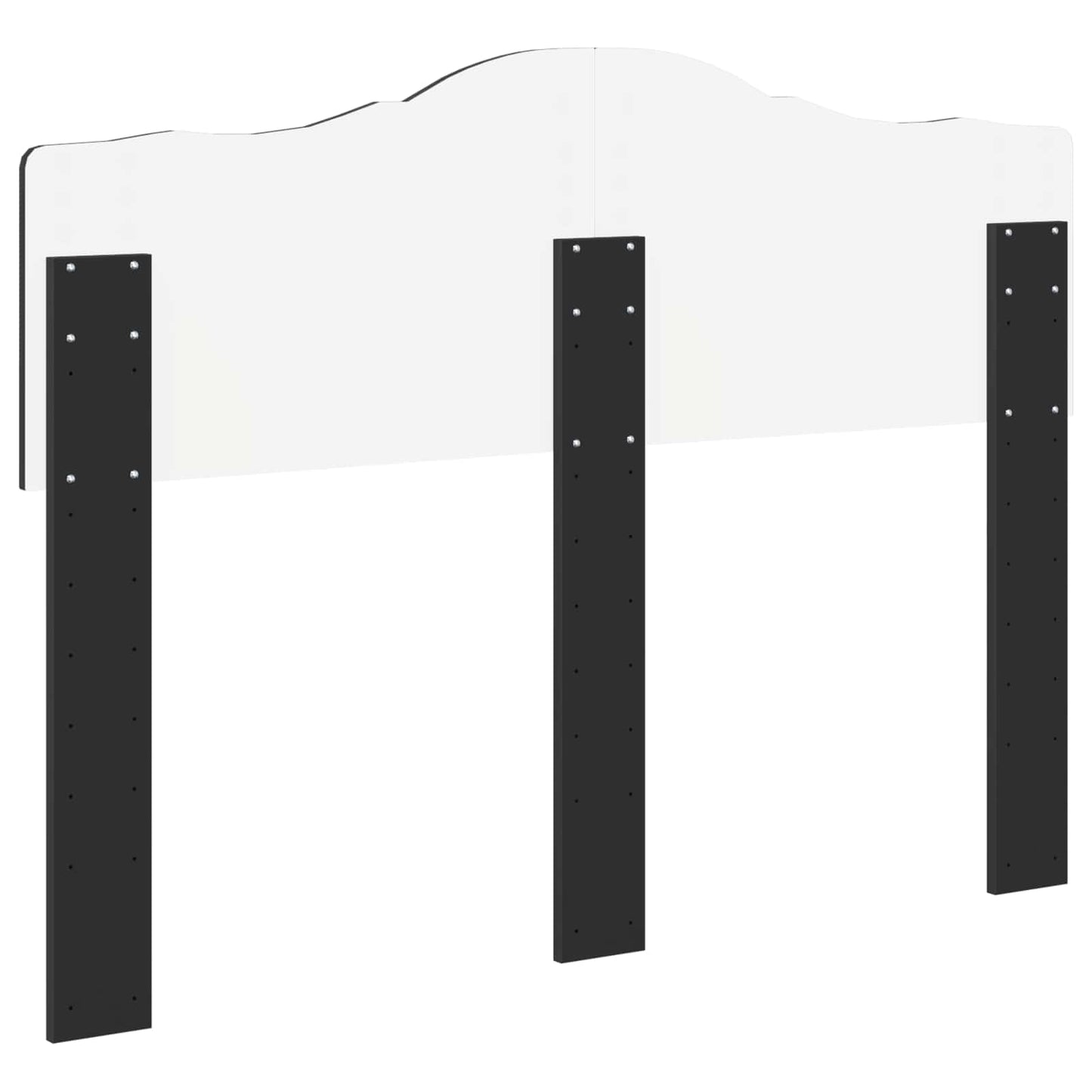 vidaXL Headboard Black Oak Engineered wood