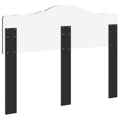 vidaXL Headboard Black Oak Engineered wood