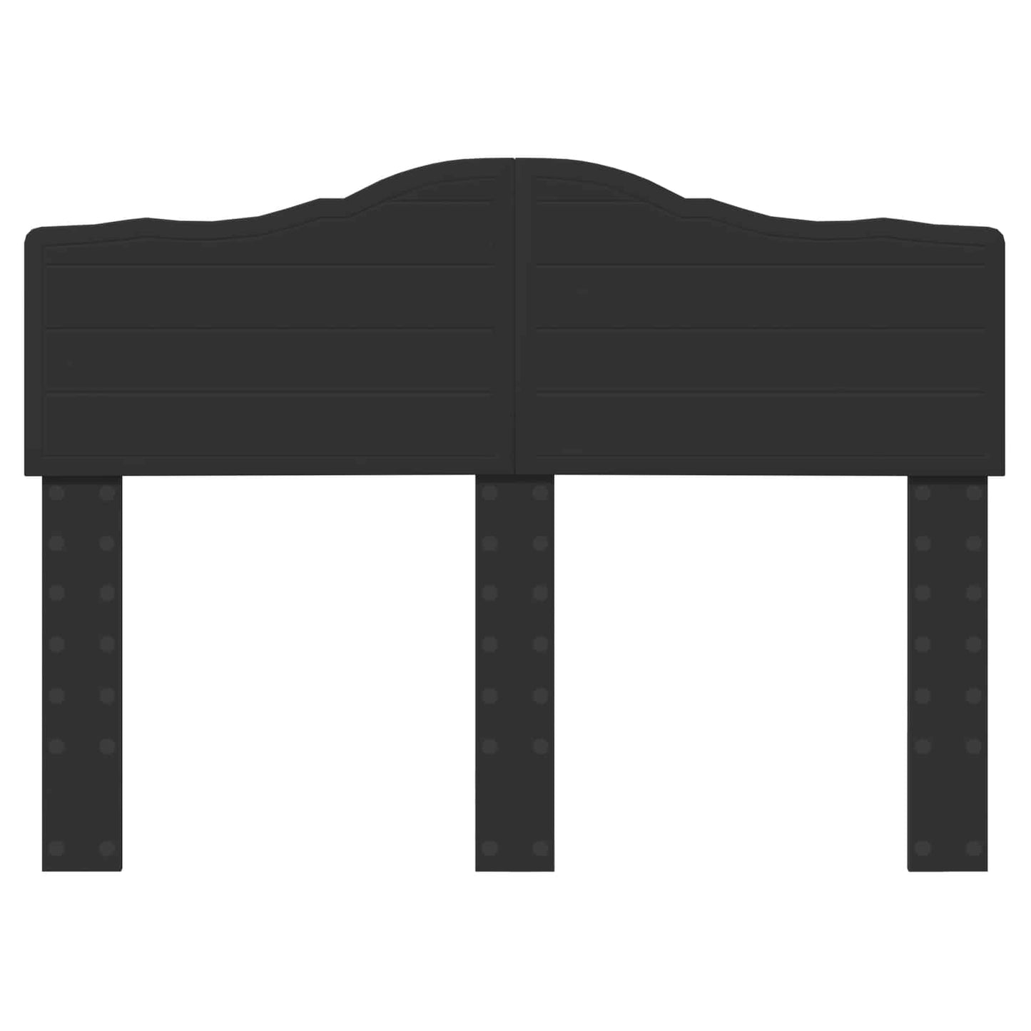 vidaXL Headboard Black Oak Engineered wood