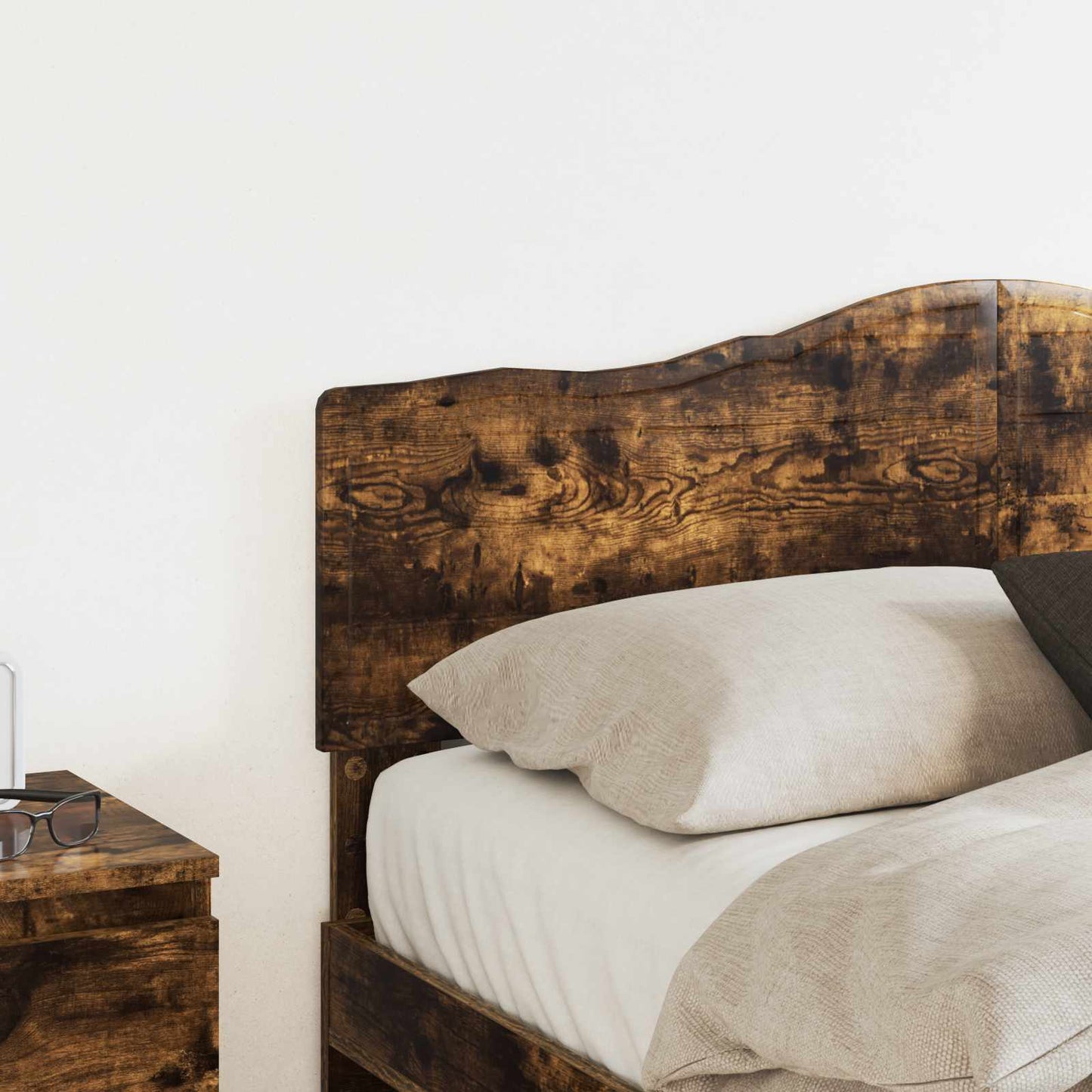 vidaXL Headboard Smoked Oak Engineered wood