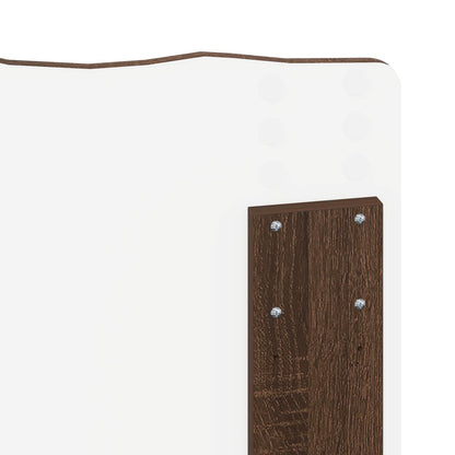 vidaXL Headboard Brown Oak Engineered wood