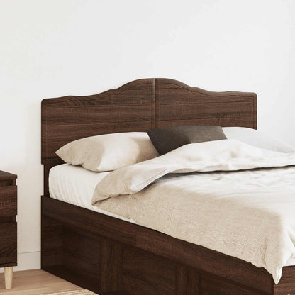 vidaXL Headboard Brown Oak Engineered wood