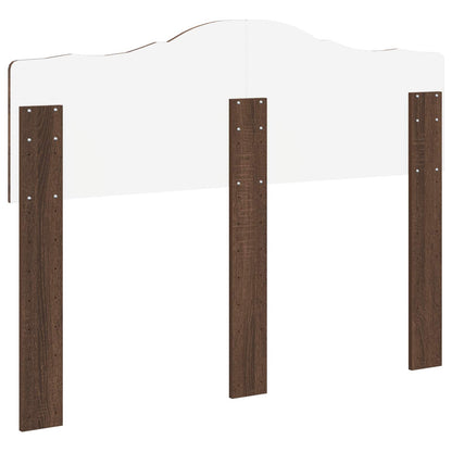 vidaXL Headboard Brown Oak Engineered wood