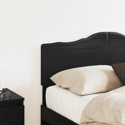 vidaXL Headboard Black Oak Engineered wood