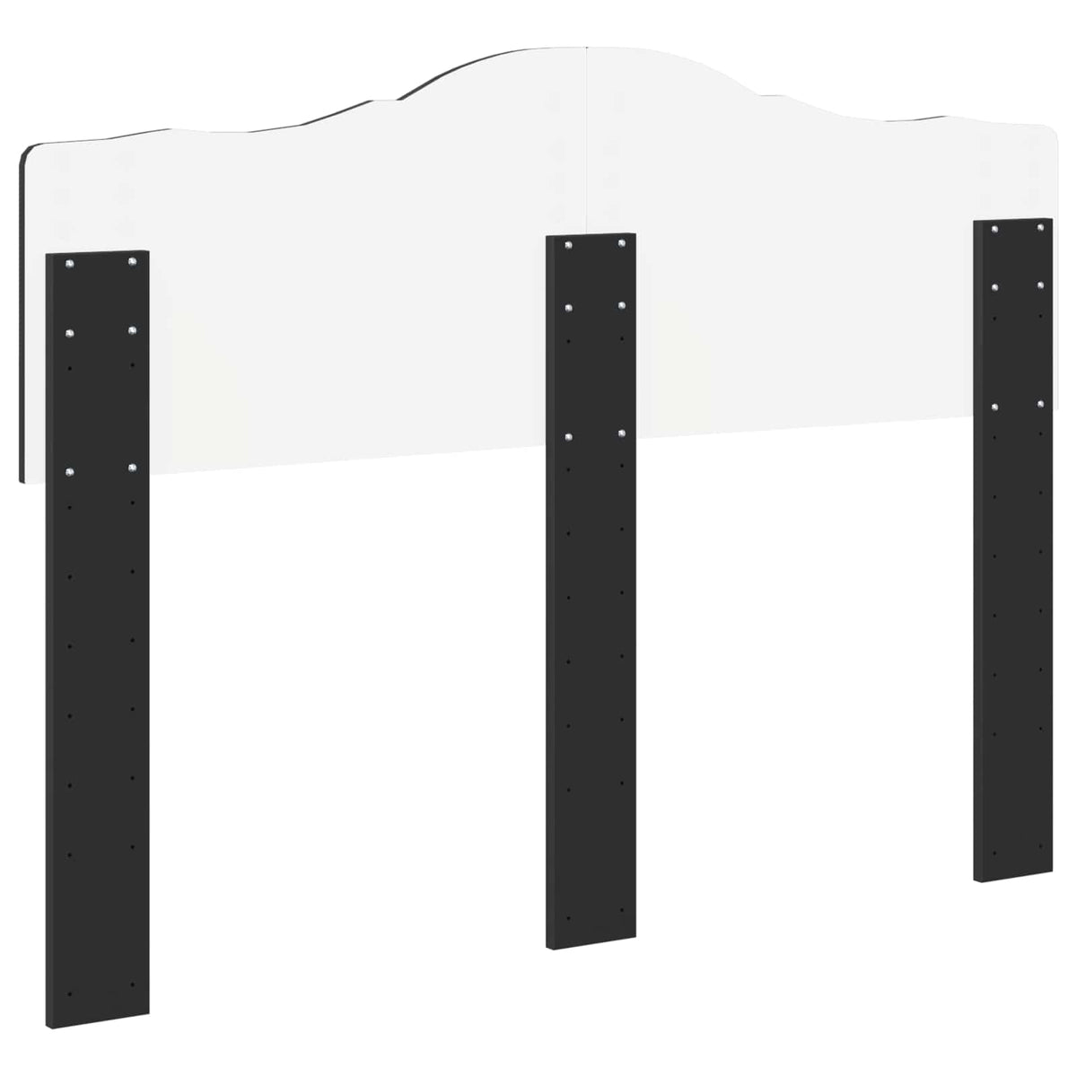vidaXL Headboard Black Oak Engineered wood