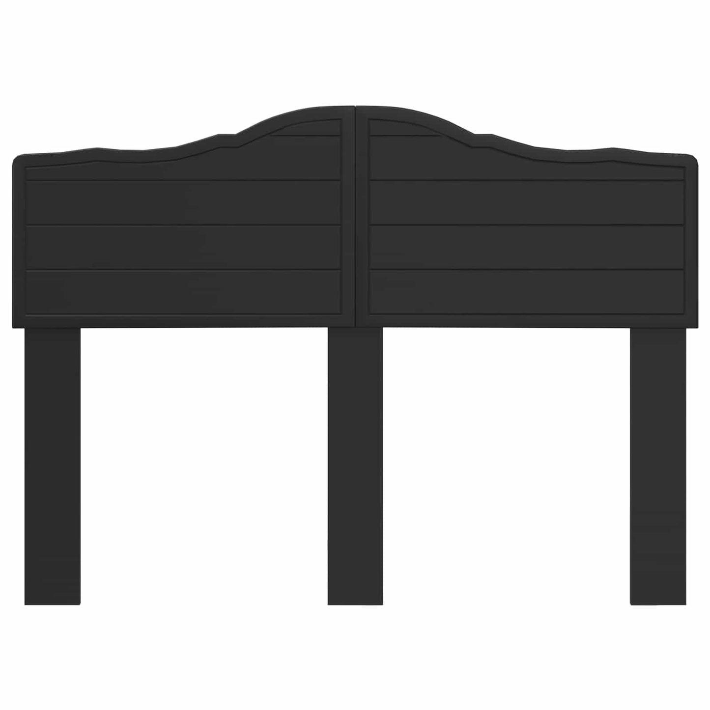vidaXL Headboard Black Oak Engineered wood