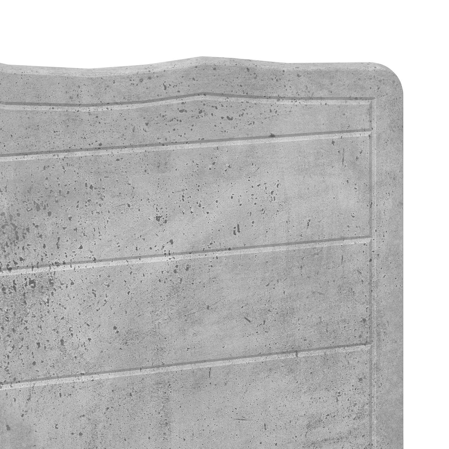 vidaXL Headboard Concrete Grey Engineered wood
