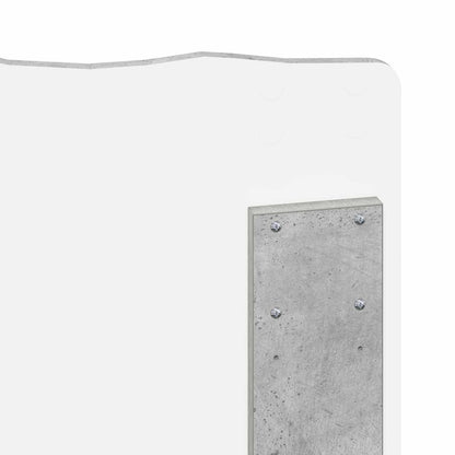 vidaXL Headboard Concrete Grey Engineered wood