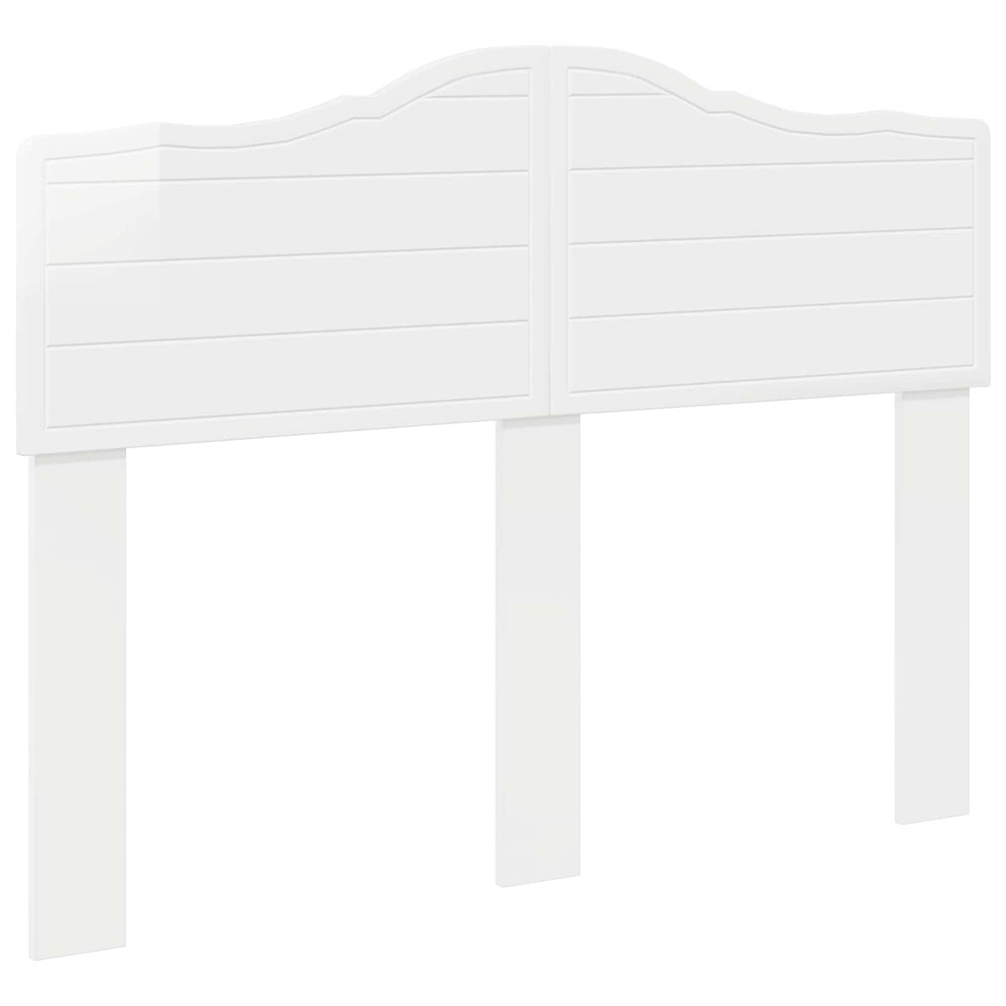 vidaXL Headboard Gloss White Engineered wood